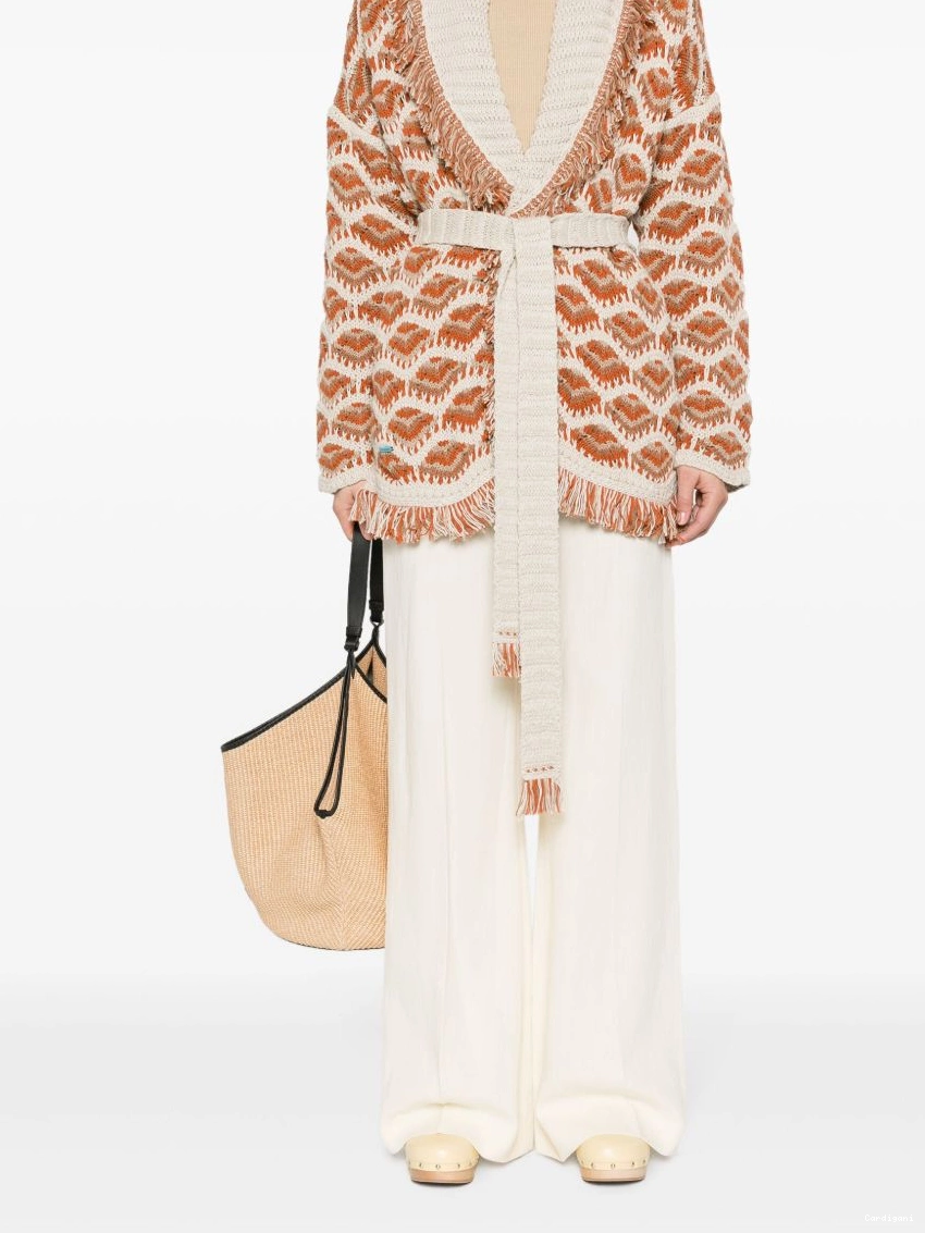 Affordable Alanui Mahal Women cardigan patterned-intarsia Hawa 0324